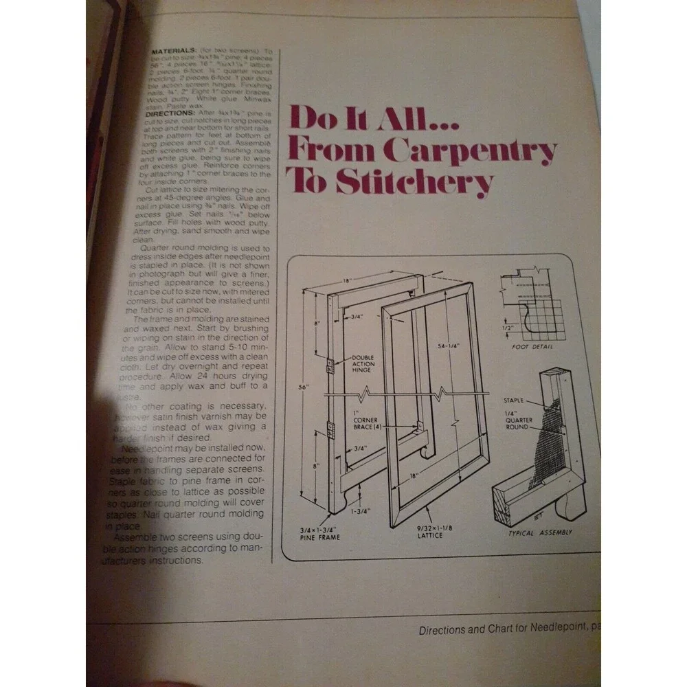 Woman's Day Needlework & Handicrafts Ideas #24 c1977 Woman’s Day Service Series